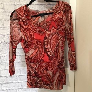 INC brand paisley top size XL